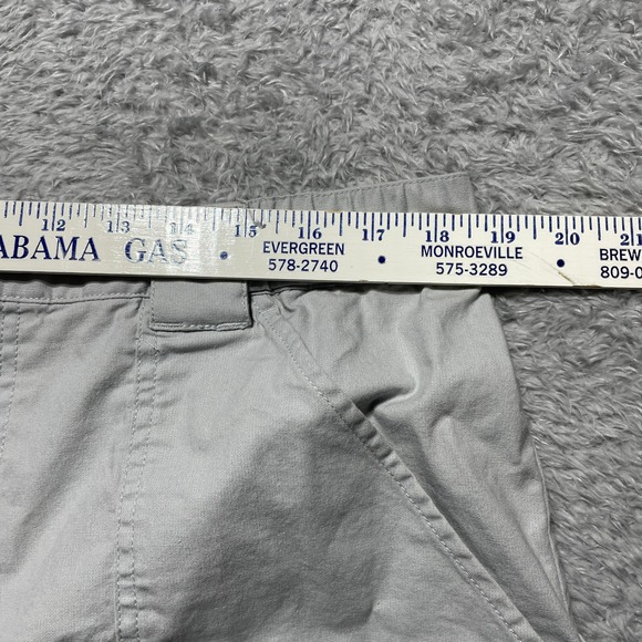 Columbia PFG Mens Gray Cargo Fishing Shorts Size L 6 Inch Inseam Utility Outdoor - Picture 5 of 6